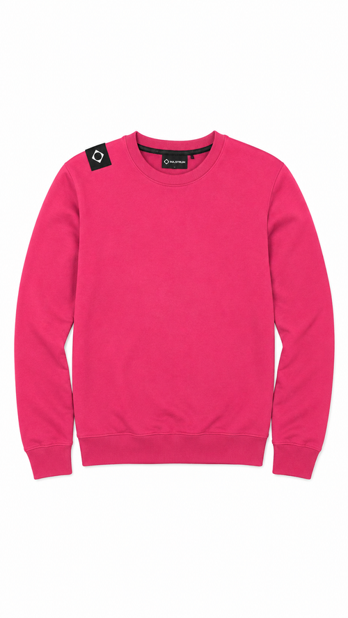 Ma.Strum Crewneck Jumper - Pink - Size M