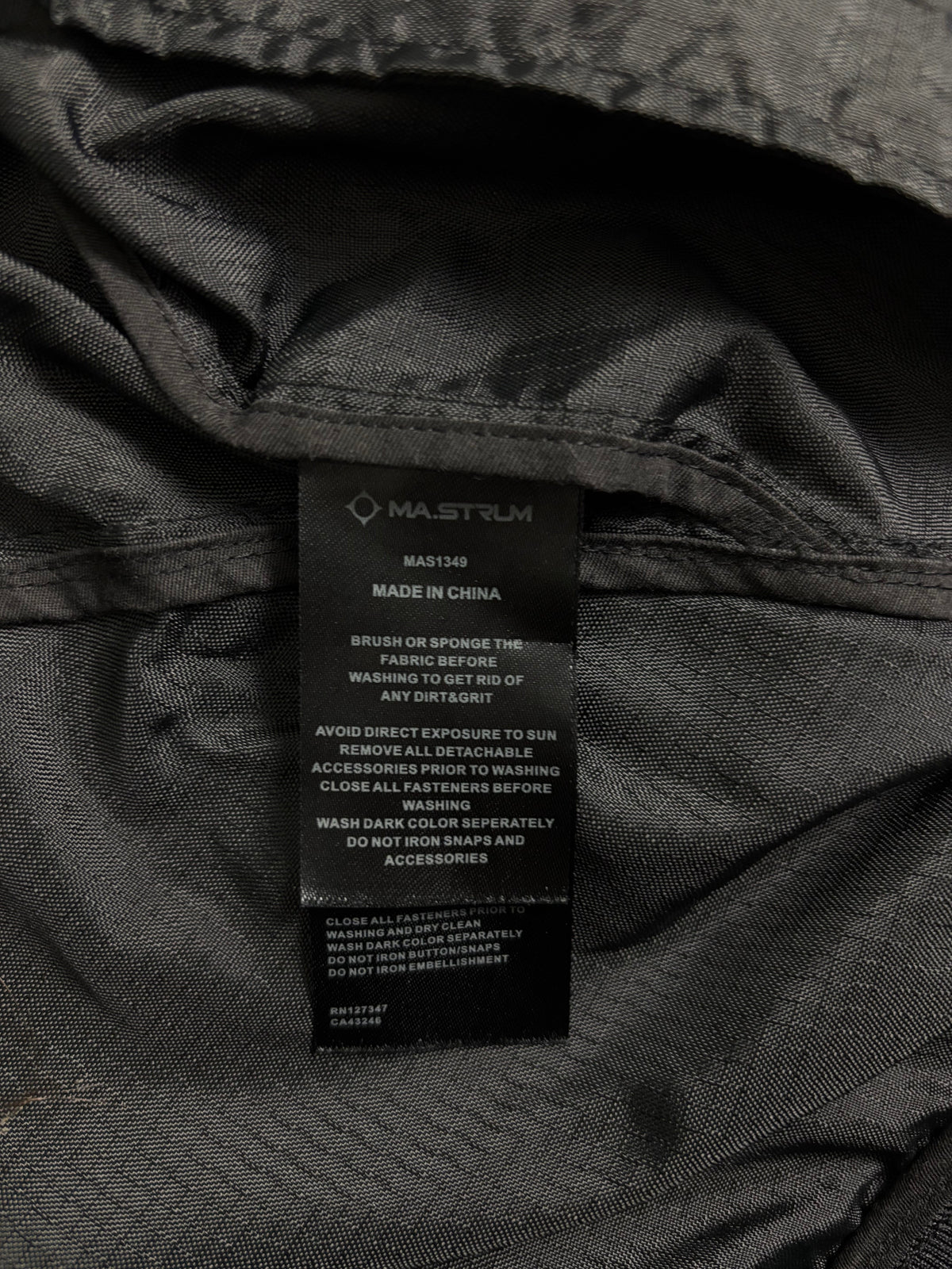 Veste Ma.Strum noir taille S - Vue 7