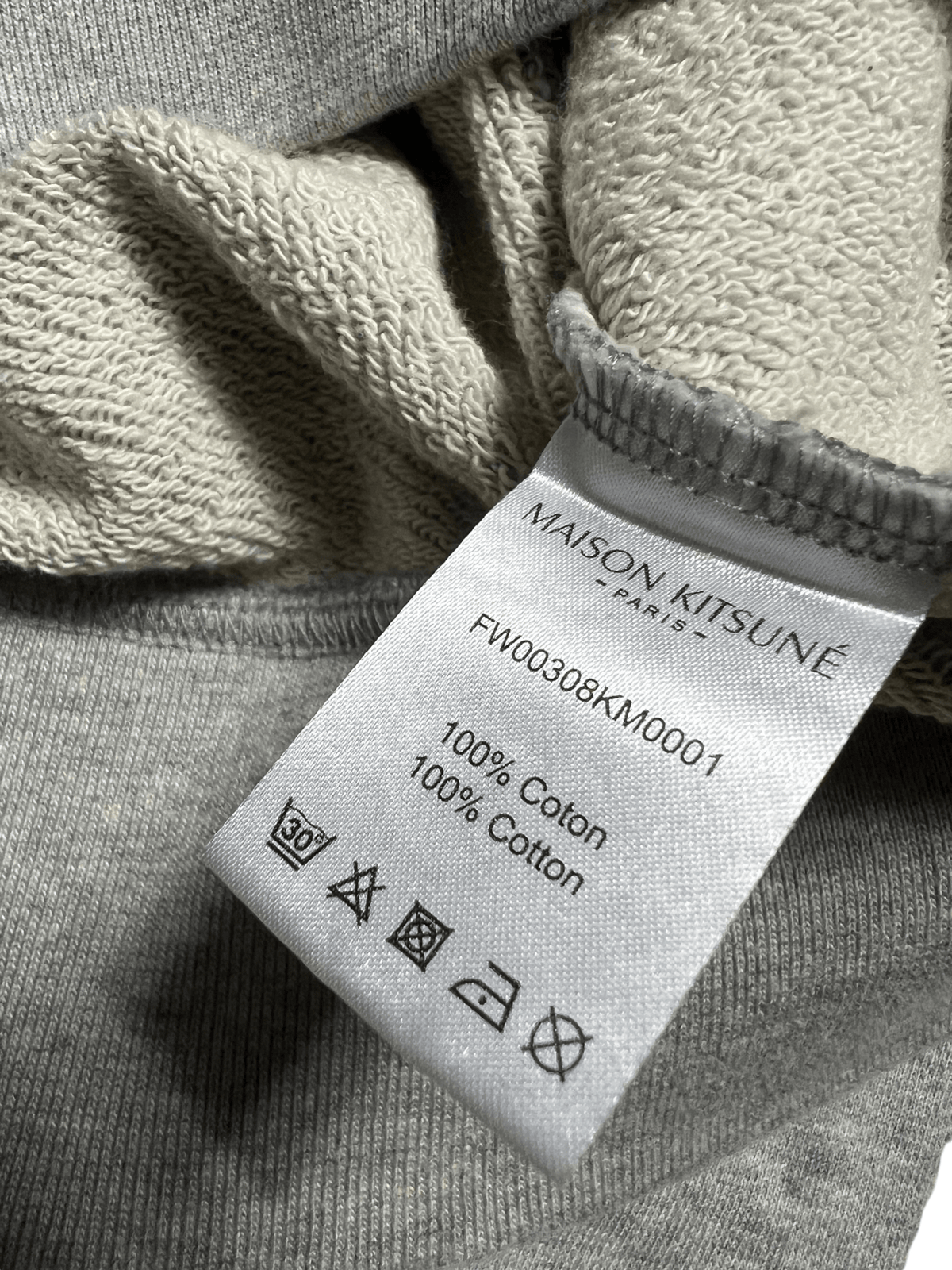 Maison Kitsuné jumper, grey, size S - view 5