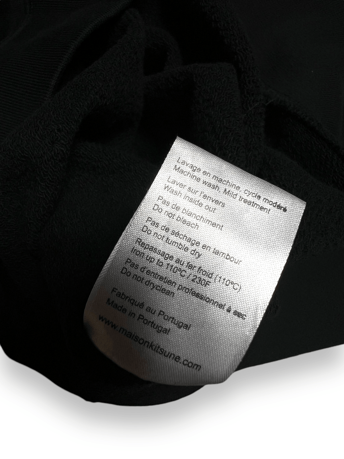 Pull Maison Kitsuné noir taille XS - vue 5