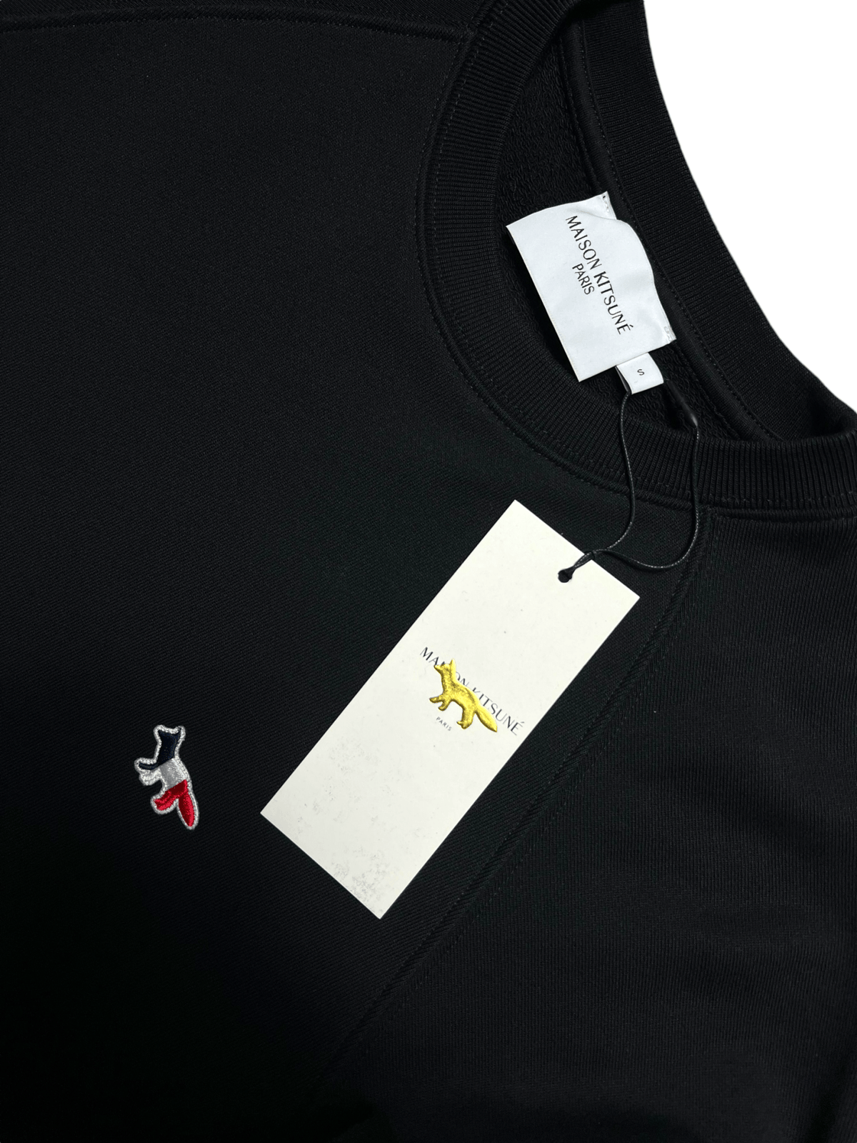 Pull Maison Kitsuné noir taille XS - vue 2
