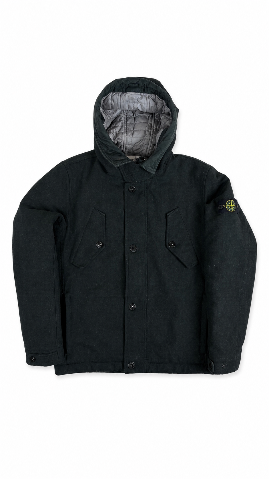 Manteau Stone Island Junior noir taille 14 ans - vue 1/4