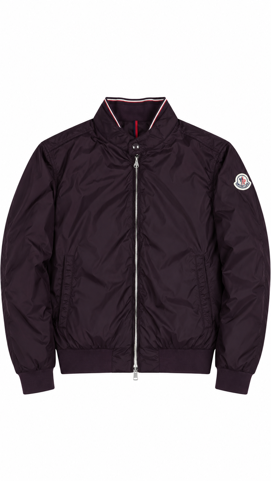 Bomber Moncler Miroir bordeaux taille 3 (L), seconde main authentifiée NB08 — vue 1