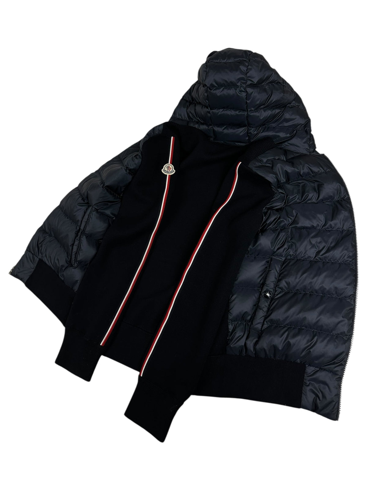 Cardigan Moncler marine taille S - Détail