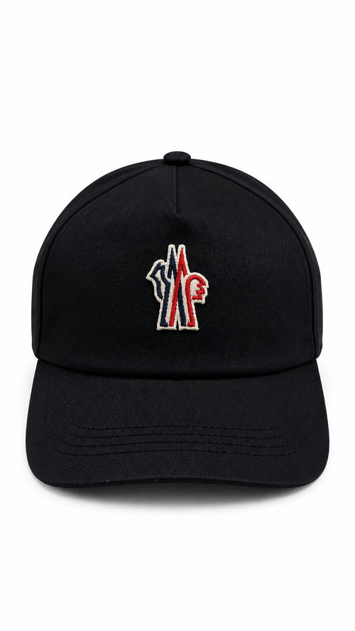 Casquette Moncler Grenoble Maille Alpaga Logo - Noir - Taille UNI - Neuf