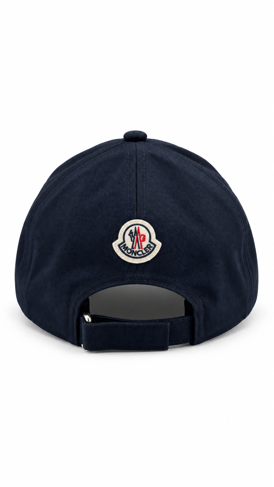 Casquette Moncler Logo Brodé marine, vue de dos — vue 2