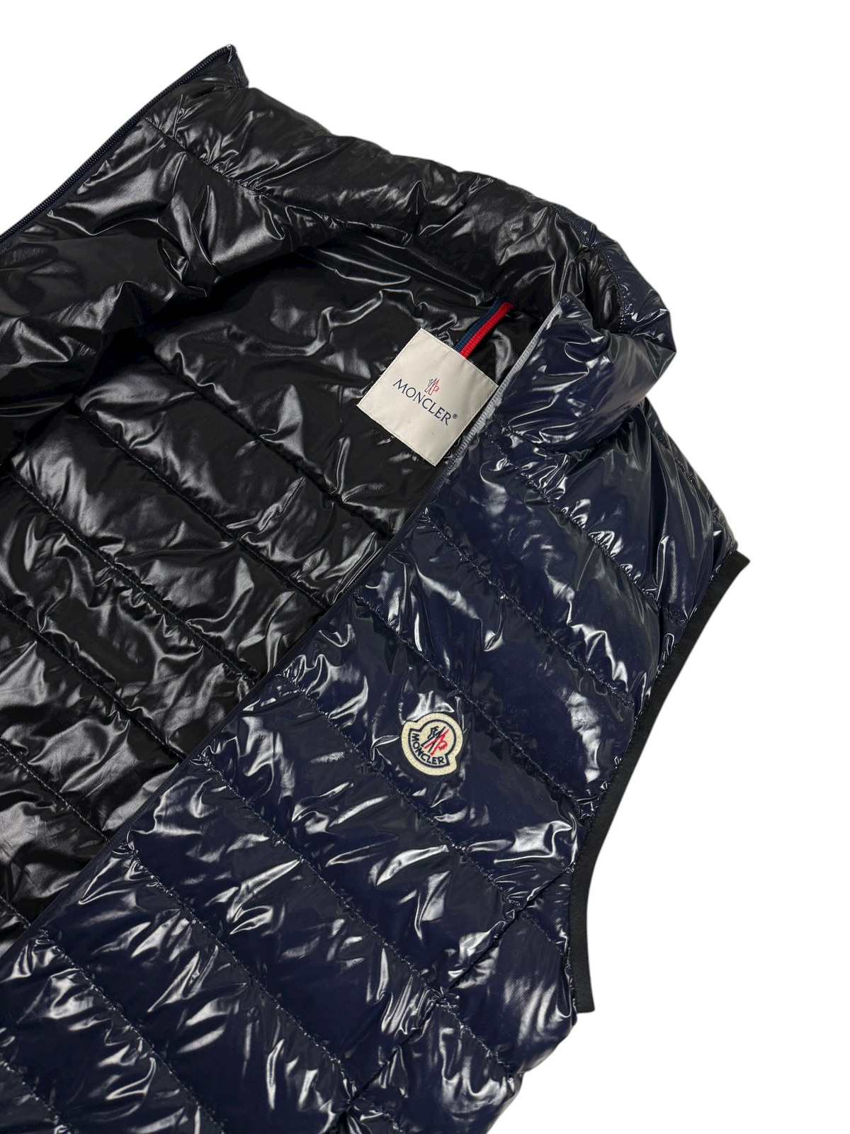 Gilet Moncler marine taille M - Détail