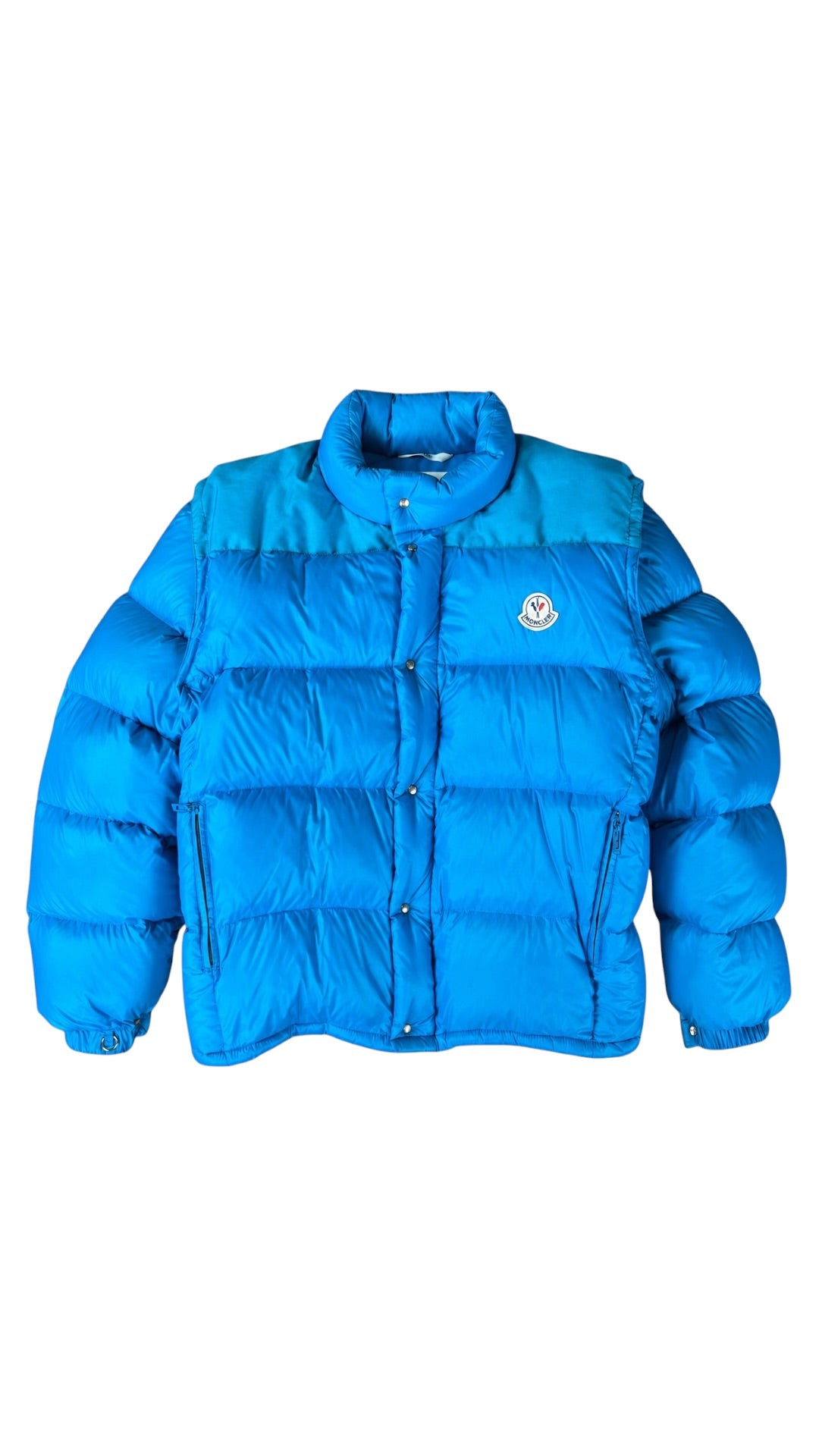 Doudoune Moncler Grenoble bleu taille L, seconde main authentifiée NB08 — vue 1