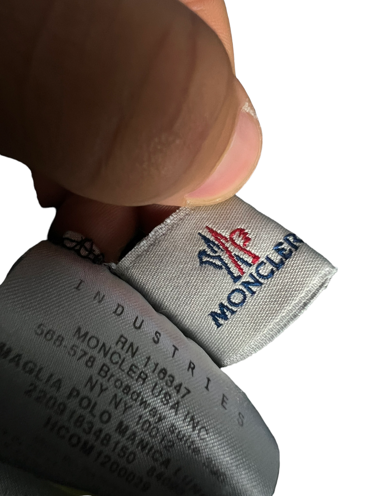 POLO MANCHE LONGUE MONCLER - NB08