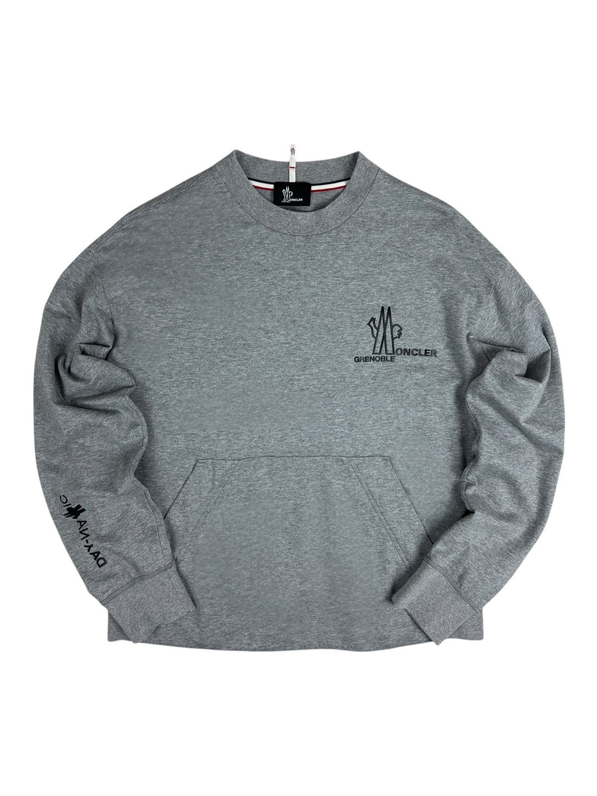Pull Moncler gris taille L - Vue de face