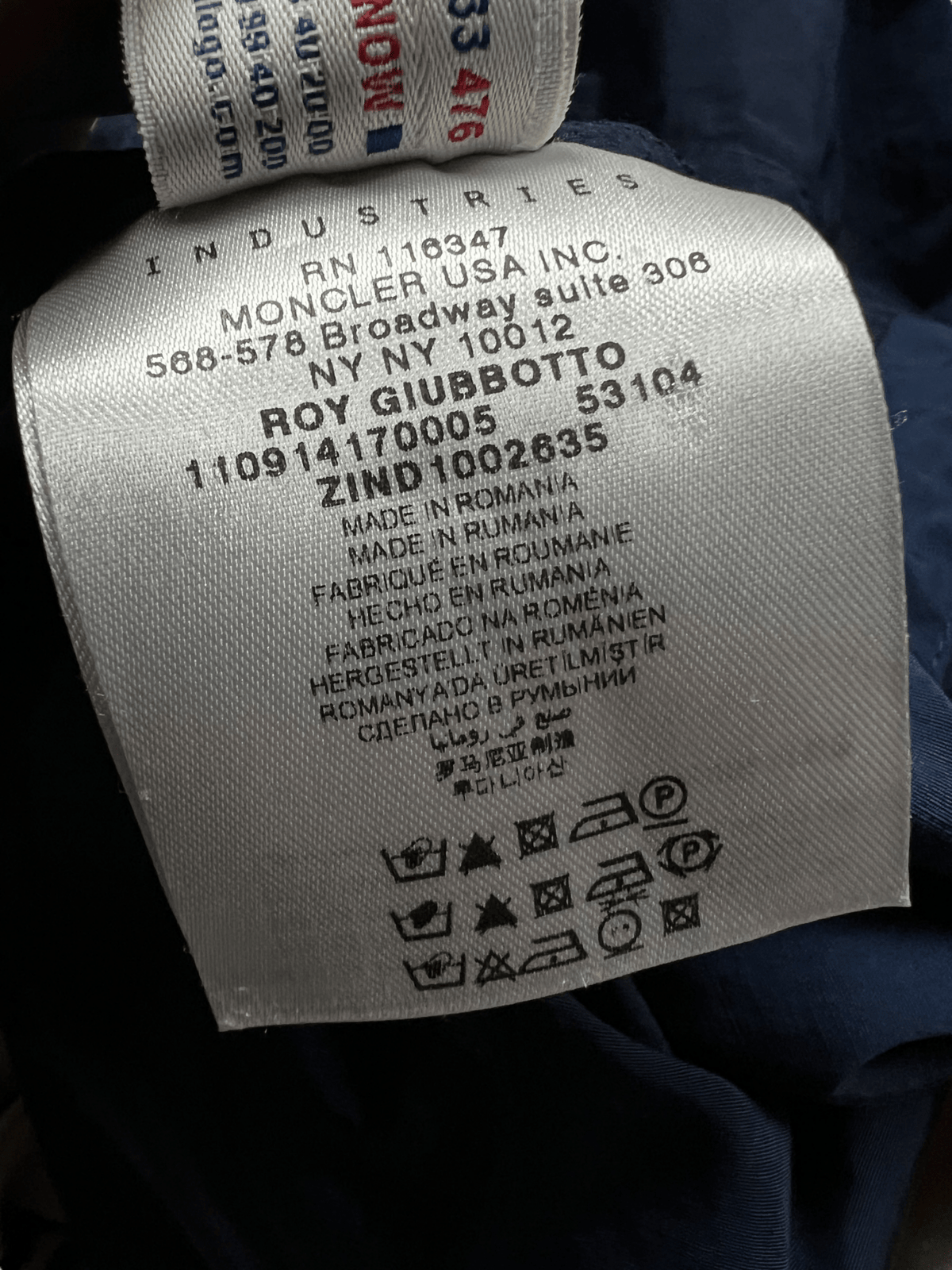 VESTE RÉVERSIBLE MONCLER - NB08 SHOP
