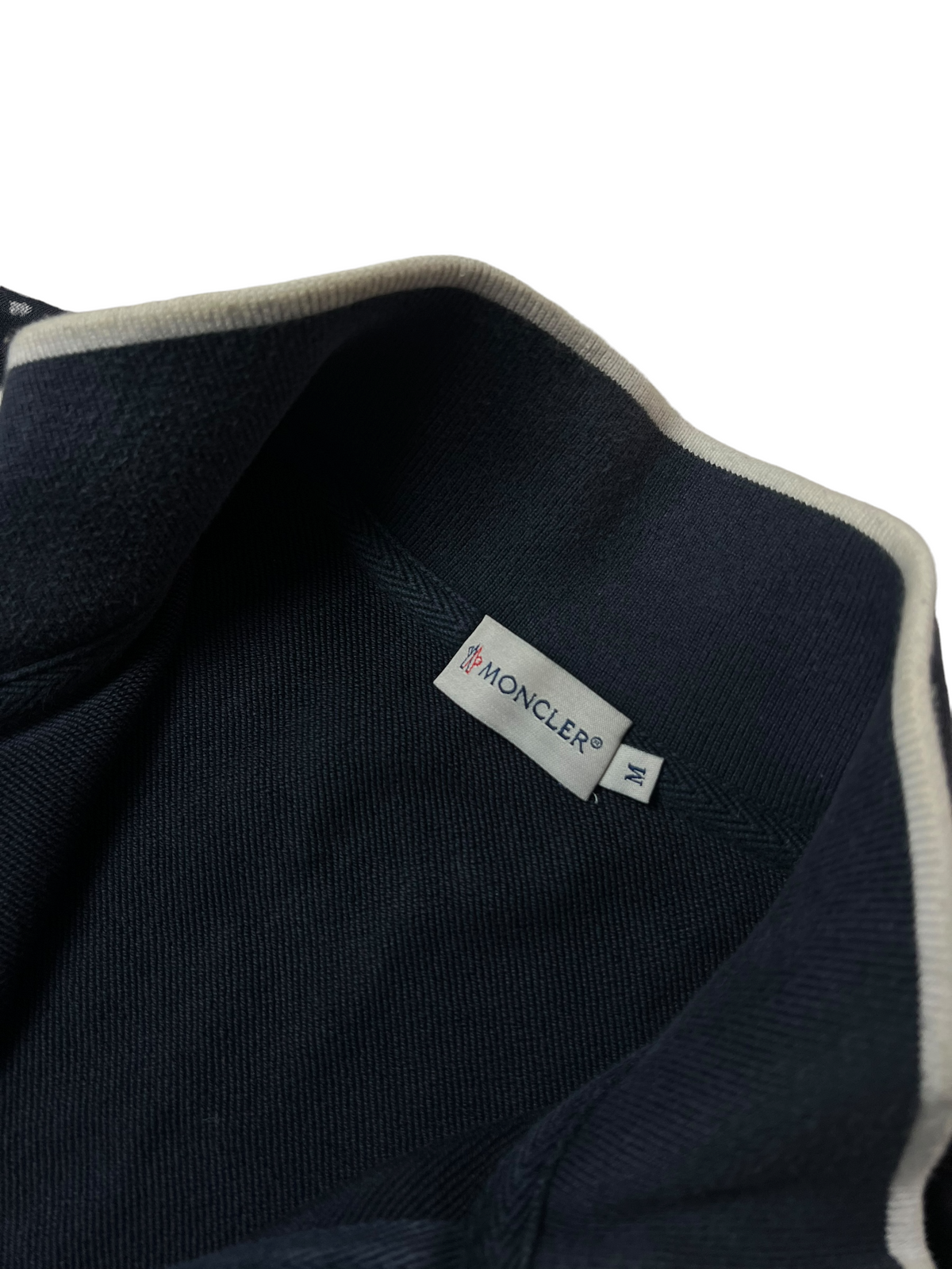 Veste Moncler bleu taille S - Vue côté