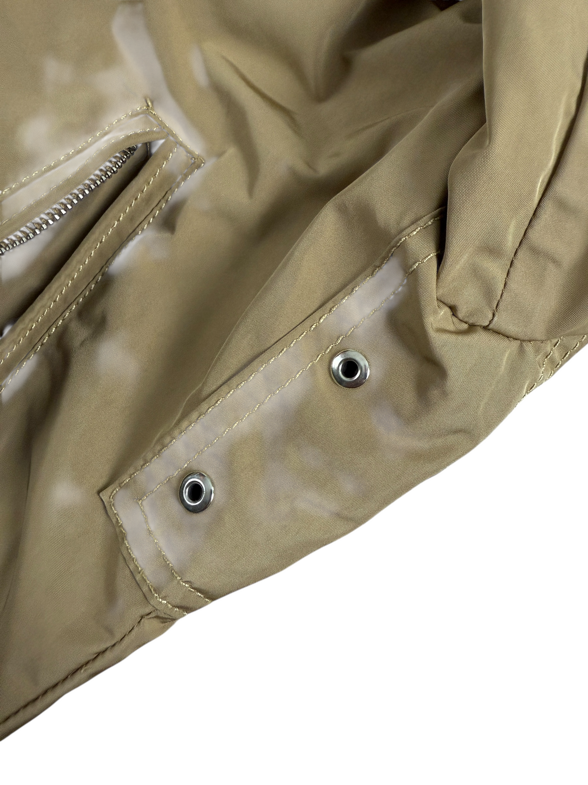 Veste Moncler crème taille XS - Logo et étiquette