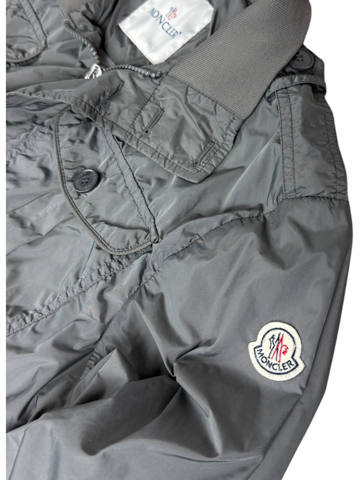 Veste Moncler gris taille 4 - Vue de dos