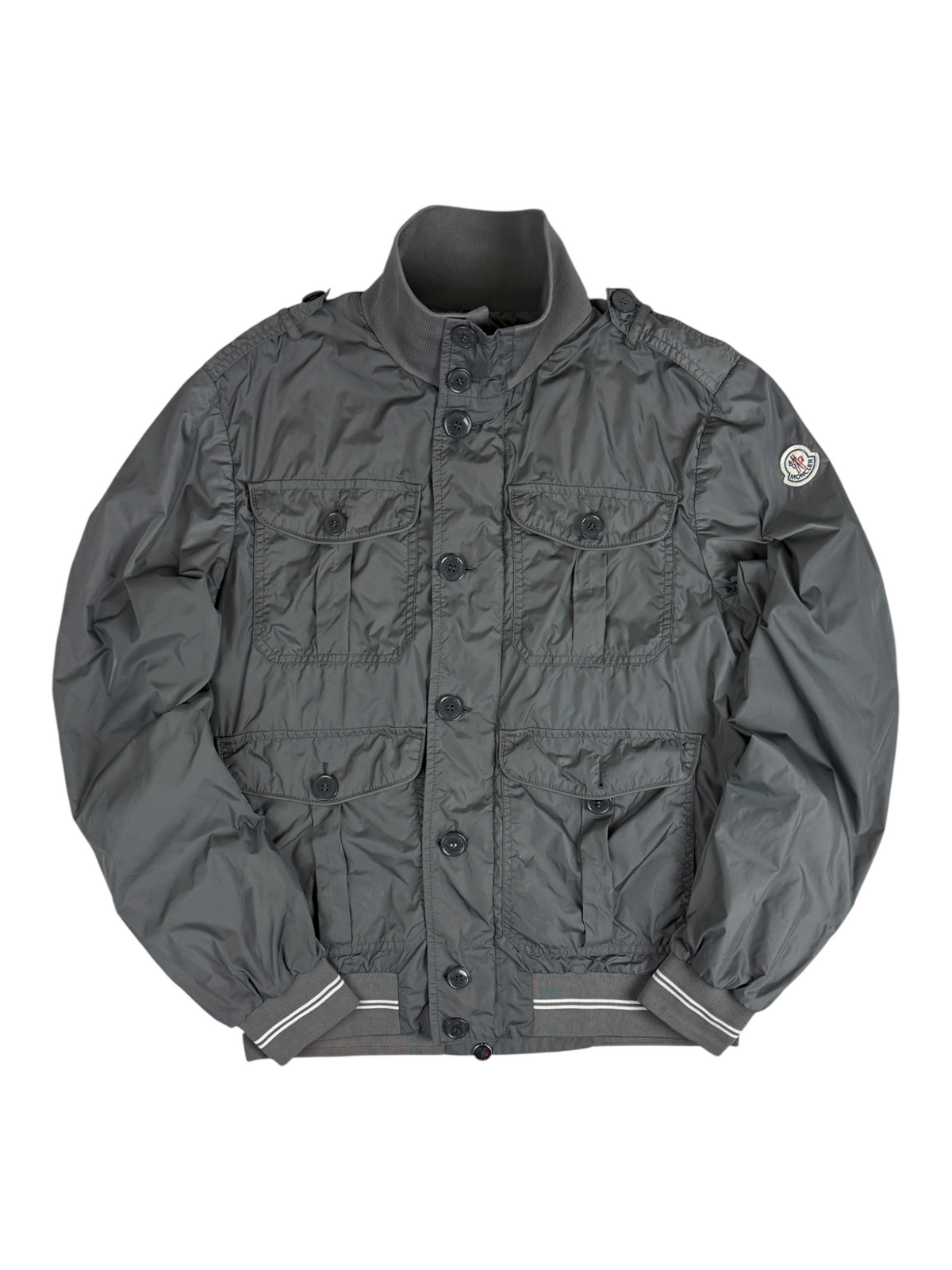 Veste Moncler gris taille 4 - Vue de face