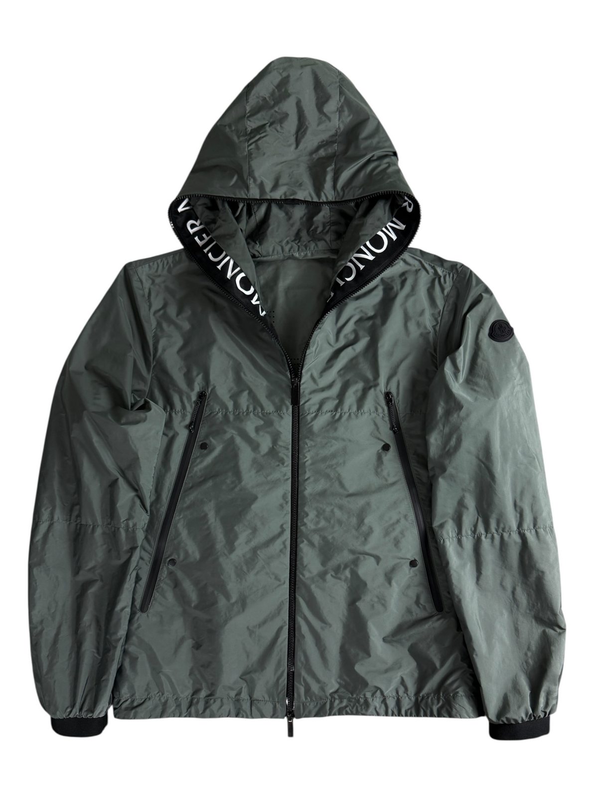 Veste Moncler gris taille M - Vue de face