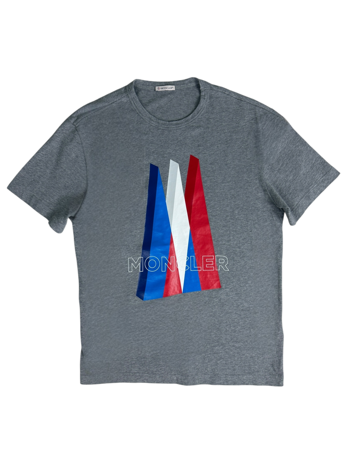 Tee-shirt Moncler gris taille S - vue 1