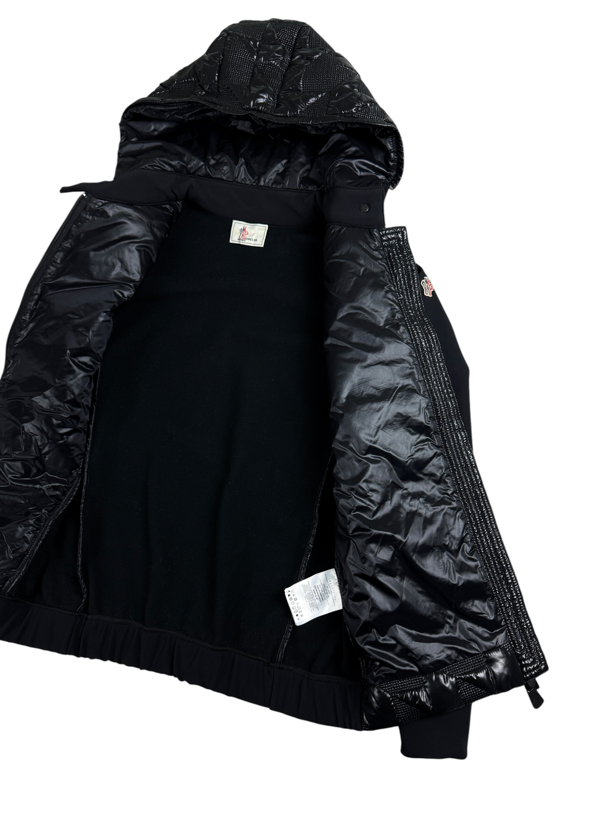 Veste Moncler noir taille XS - Vue de dos