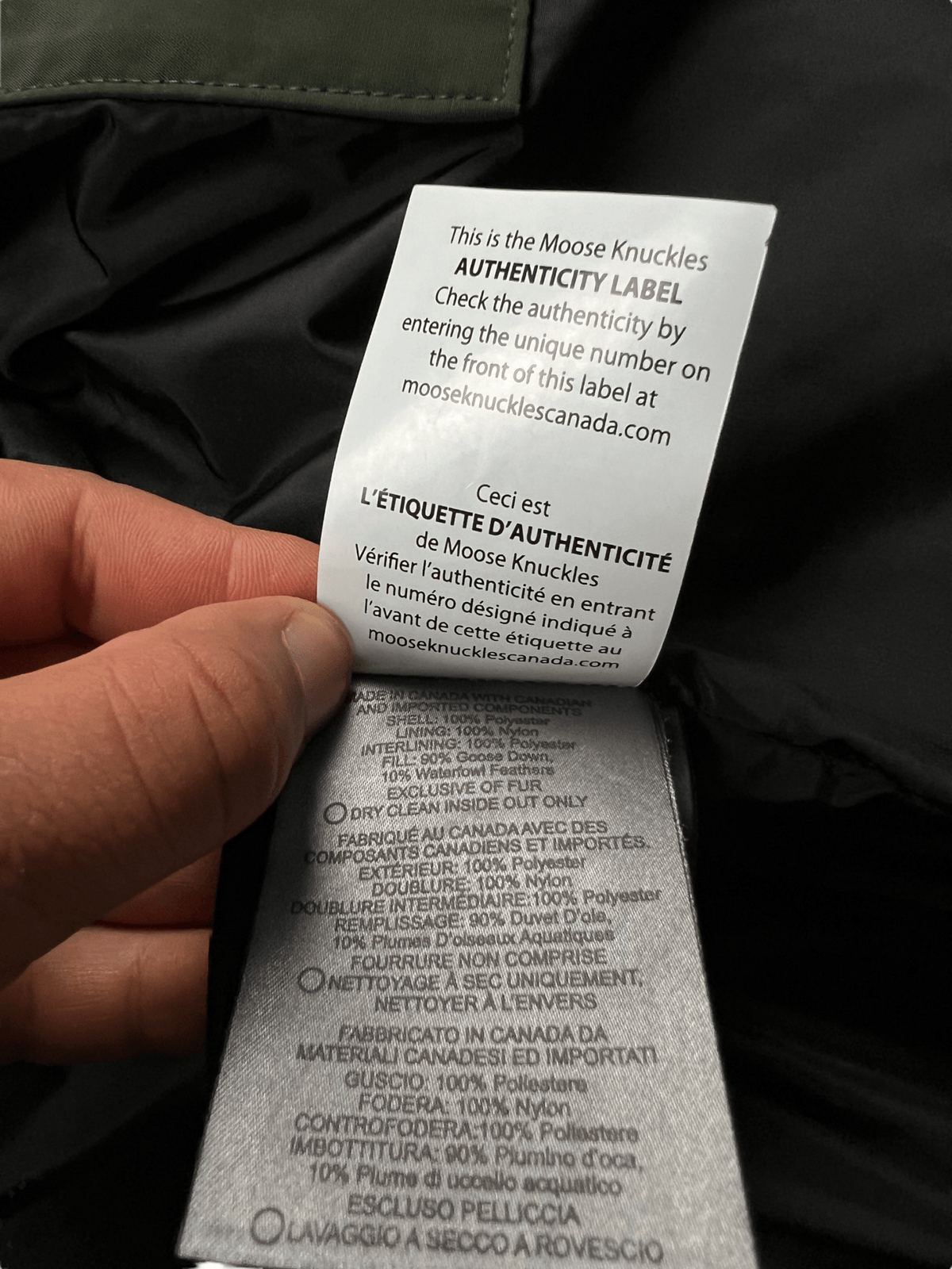 PARKA MOOSE KNUCKL - NB08 SHOP