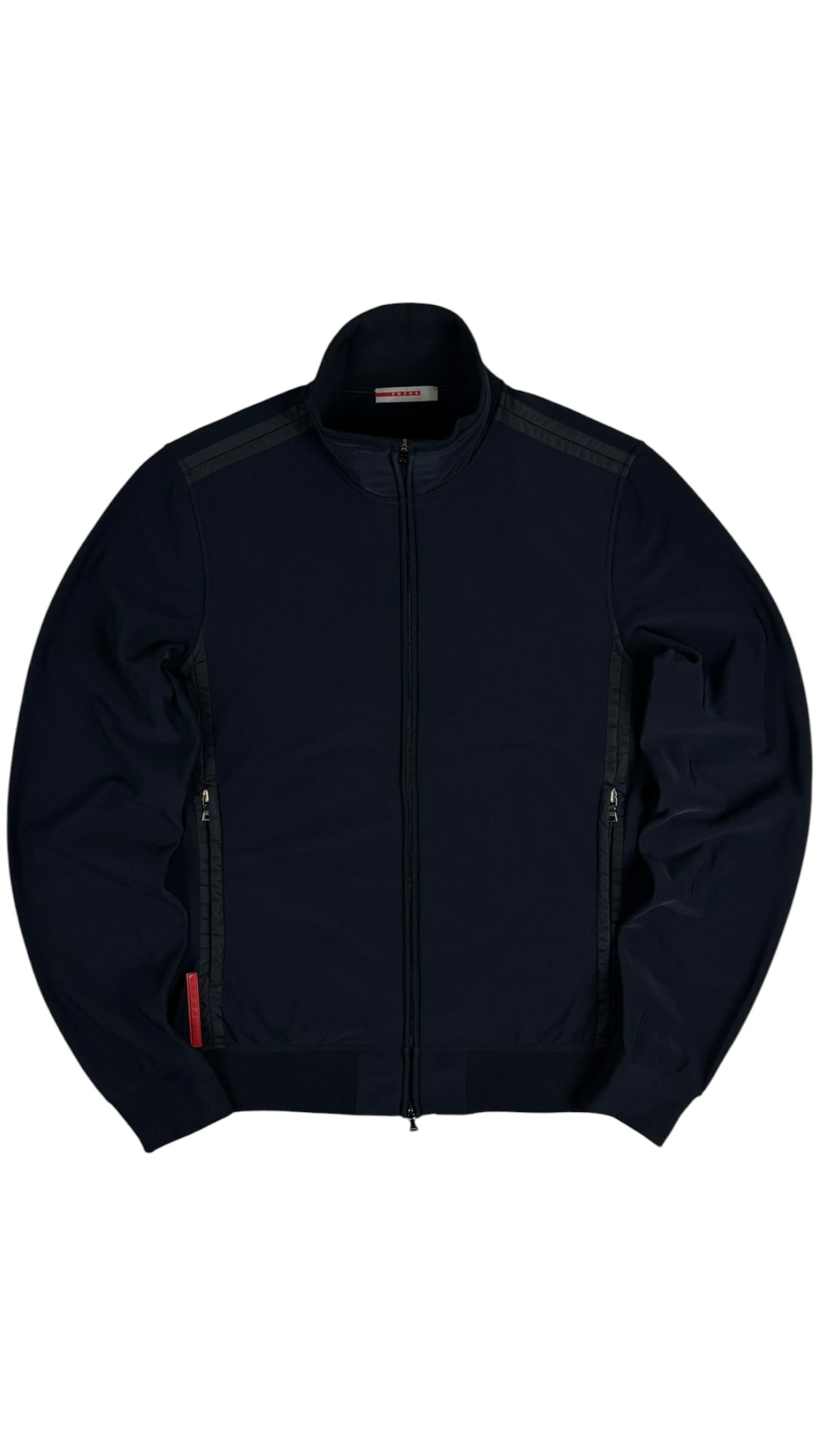 Gilet Prada Nylon Linea Rossa noir taille M - vue 1/6