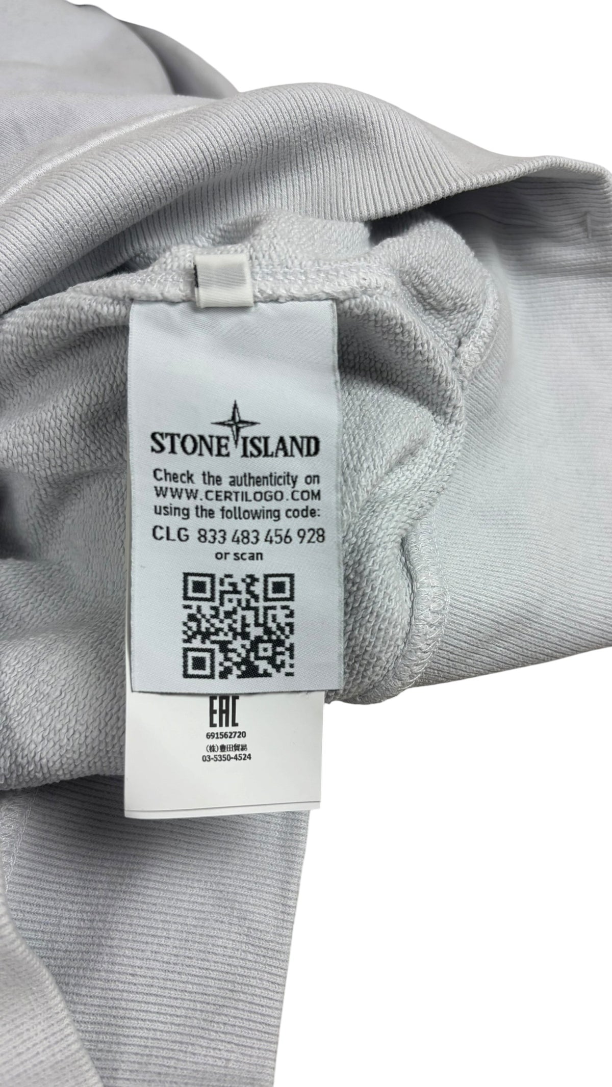 Pull crewneck Stone Island lila taille L - vue 3/3