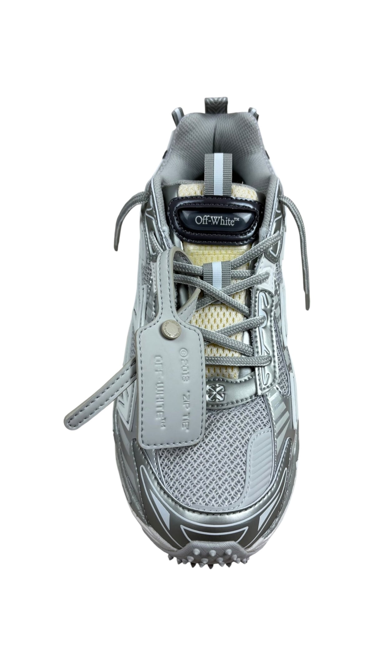 Sneakers Off-White Be Right Back gris argent - vue 2/5