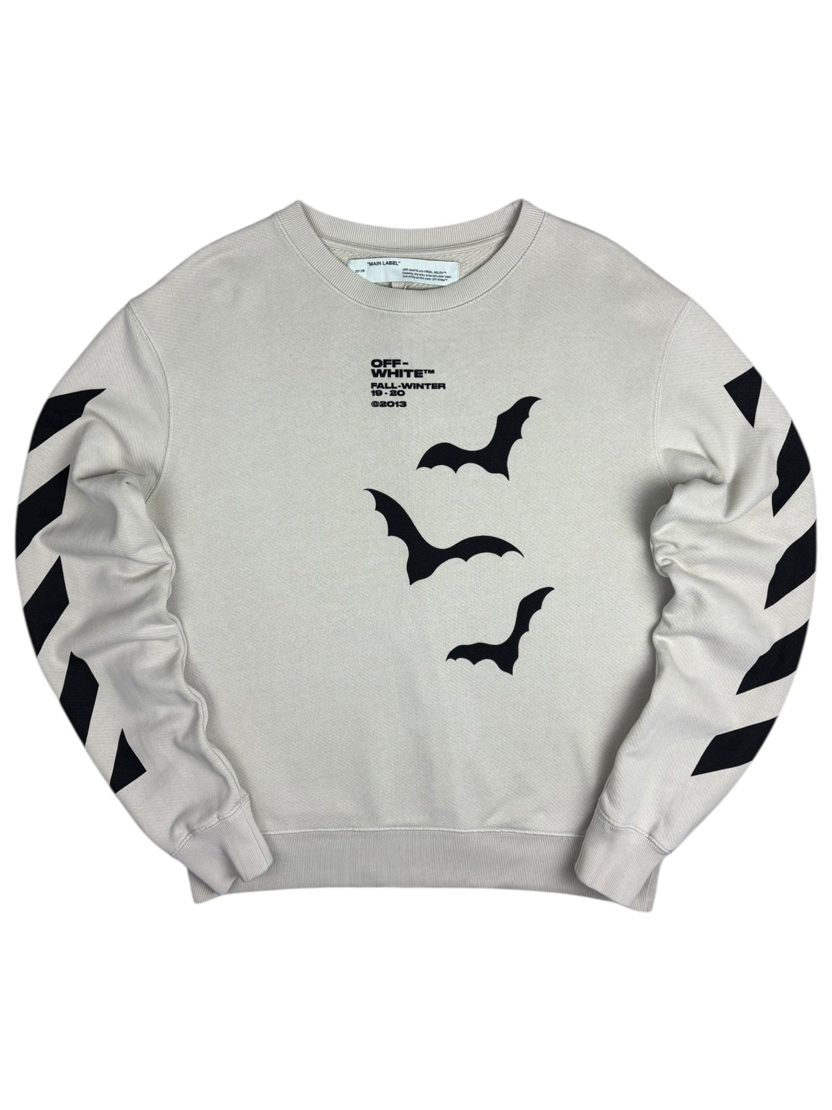 Sweat Off White crème taille M - Vue de face
