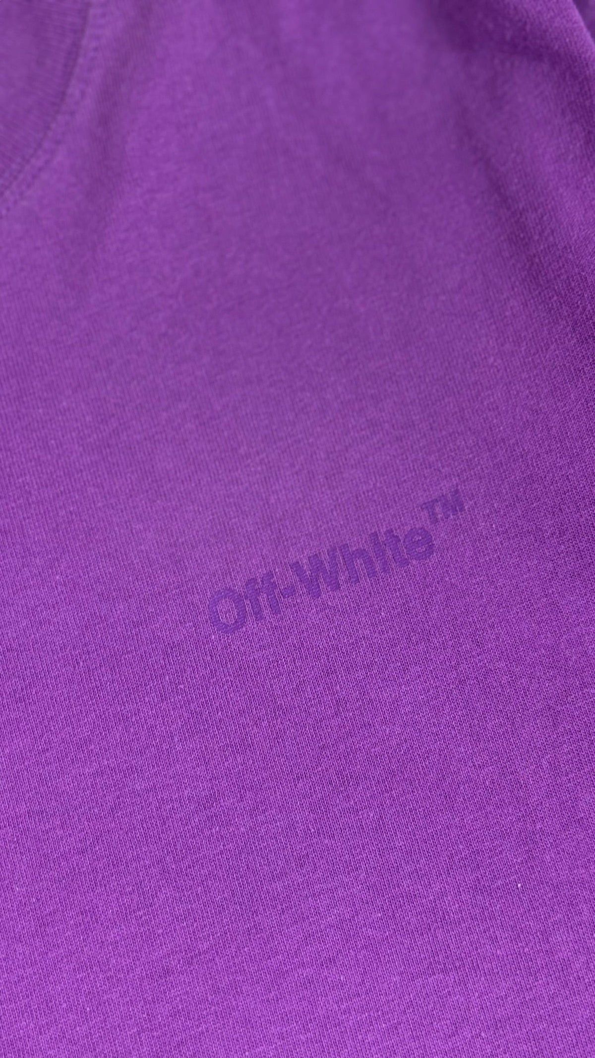 Veste Off White violet taille M - Vue de dos