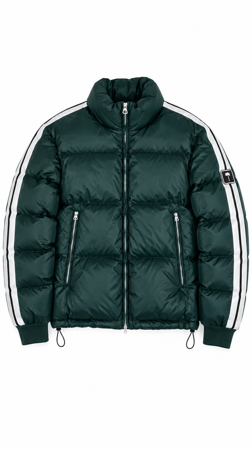 Palm Angels Track Down Jacket - Green - Size M