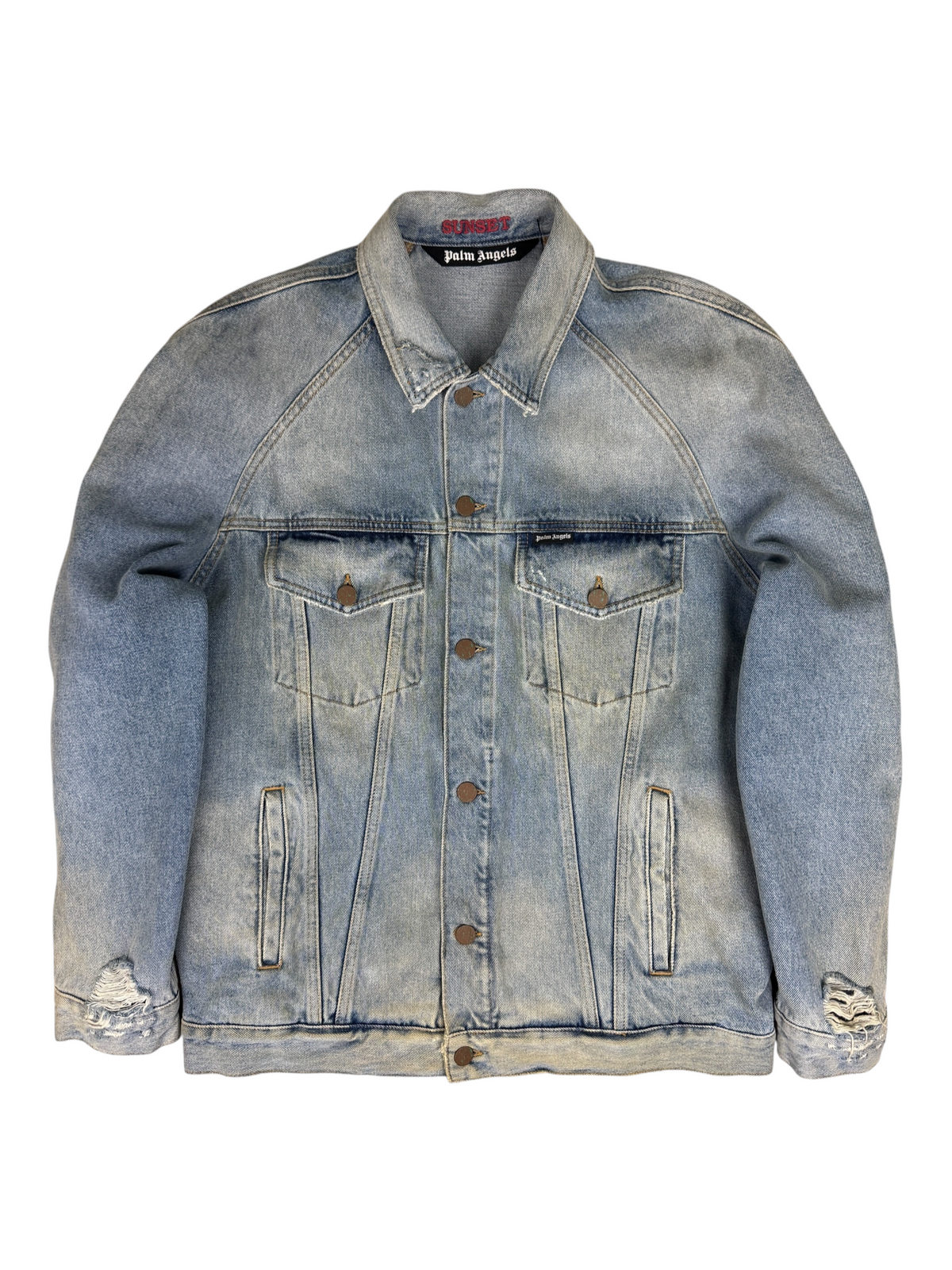 Veste Palm Angels bleu taille S - Vue de face