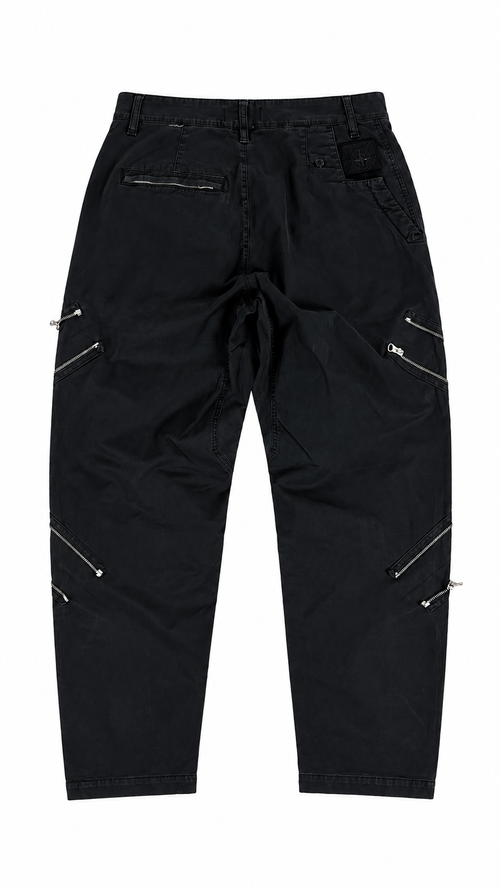 Pantalon Stone Island Shadow Project à Zips - Noir - Taille 46