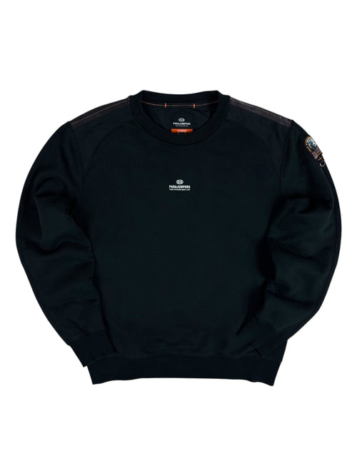 Parajumpers Fleece Crewneck Sweatshirt - Black - Size XXL