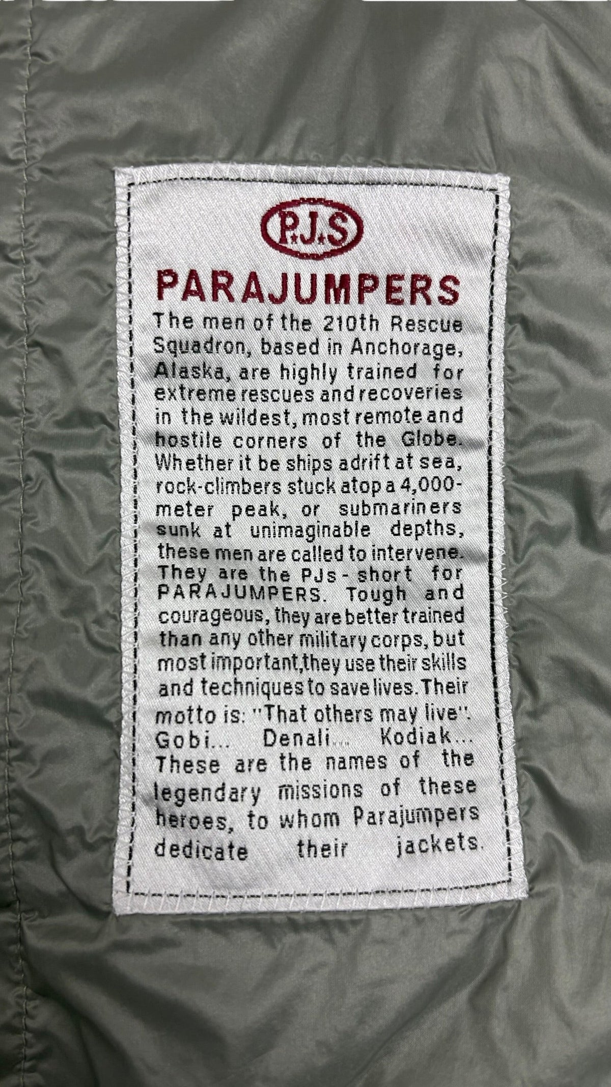 Veste Parajumpers gris taille S - Vue côté