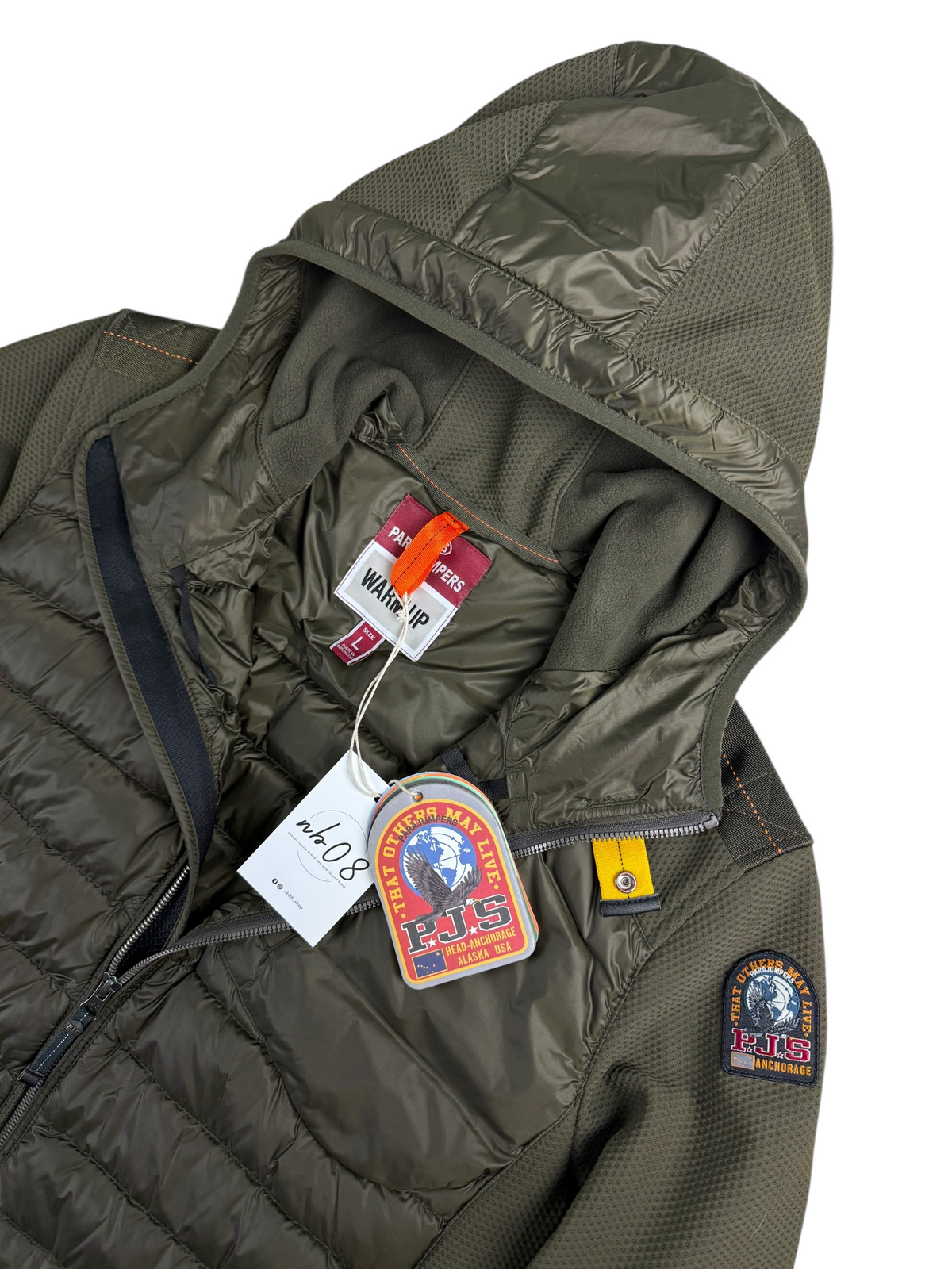 Veste Parajumpers kaki taille L - Détail