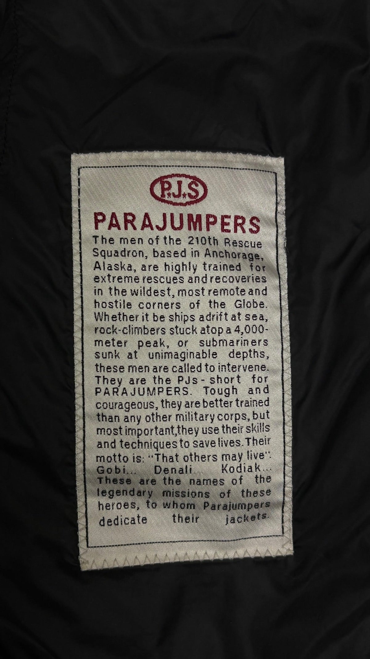 Veste Parajumpers noir taille M - Vue côté