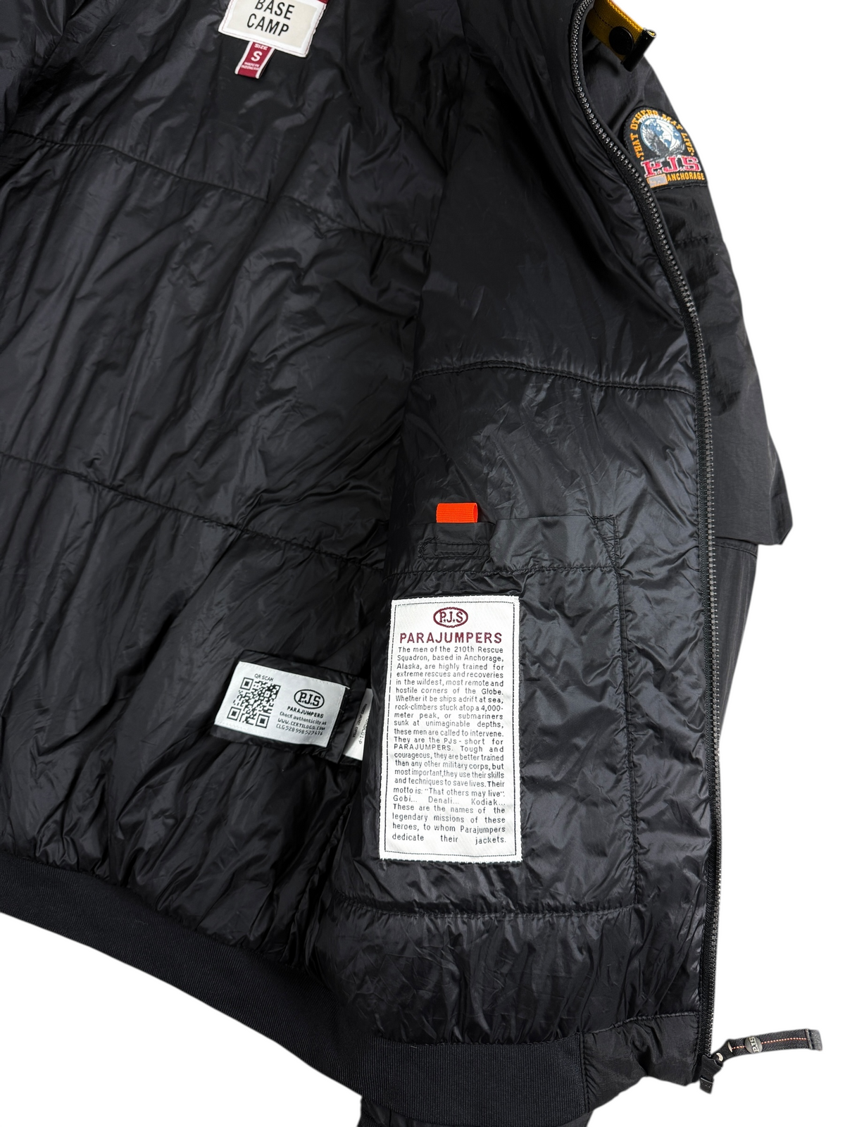 Veste Parajumpers noir taille S - Détail