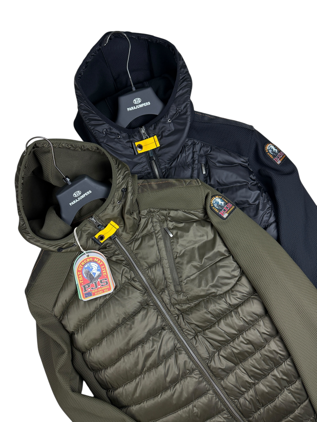 Veste Parajumpers noir taille XL - Logo et étiquette