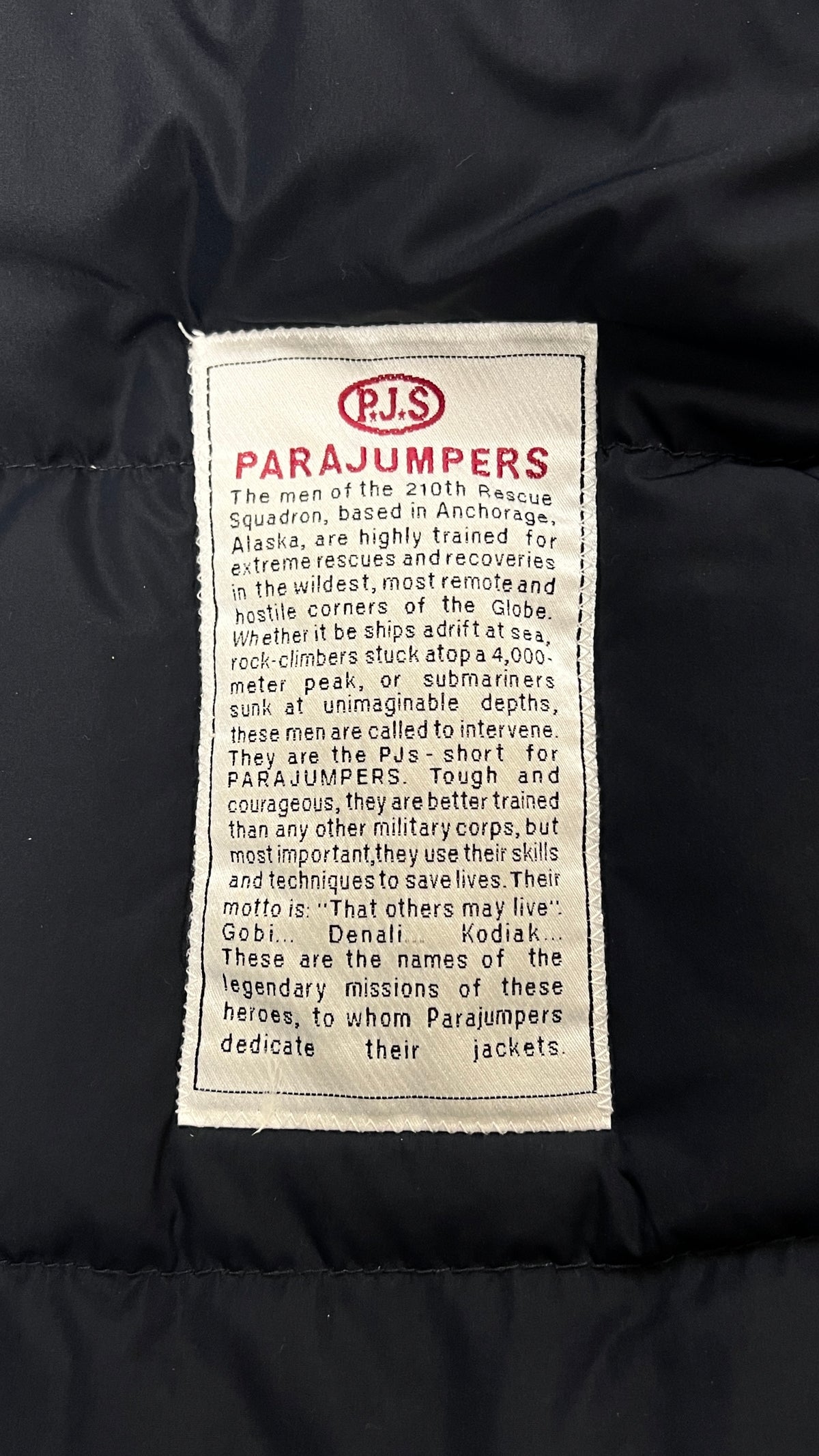 Parka à Capuche Parajumpers Junior Masterpiece Series Marine Taille 14 ans – photo complémentaire 3 – NB08 Shop