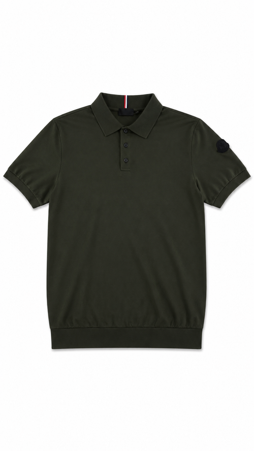 Moncler Polo Shirt - Khaki - New