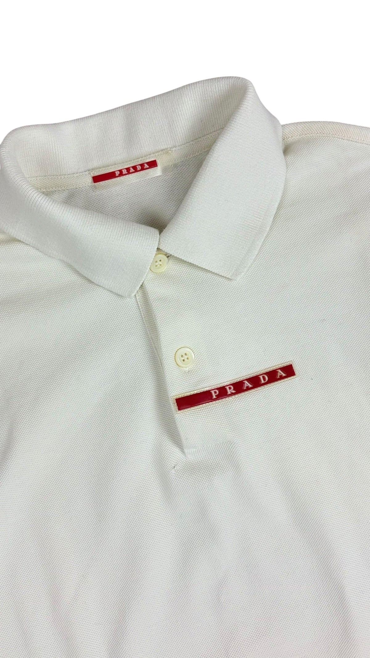 Polo Prada blanc taille S - Vue de dos