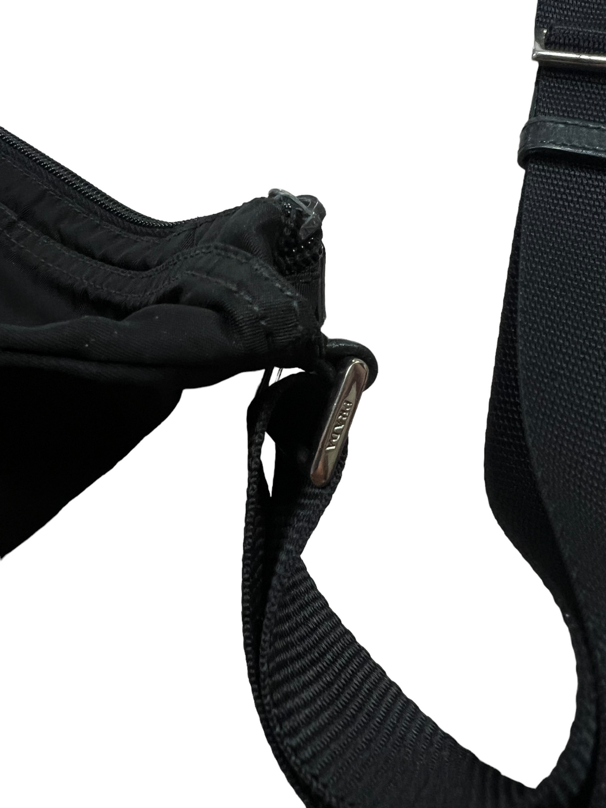 Sacoche Prada noir taille UNI - Détail