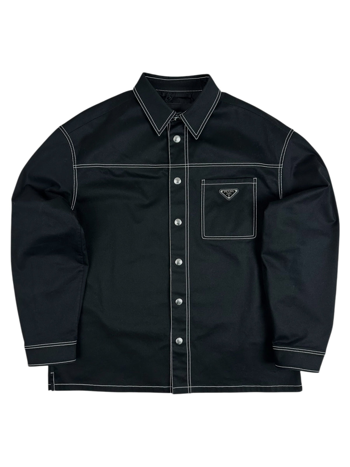 Surchemise Prada noir taille M - Vue de face