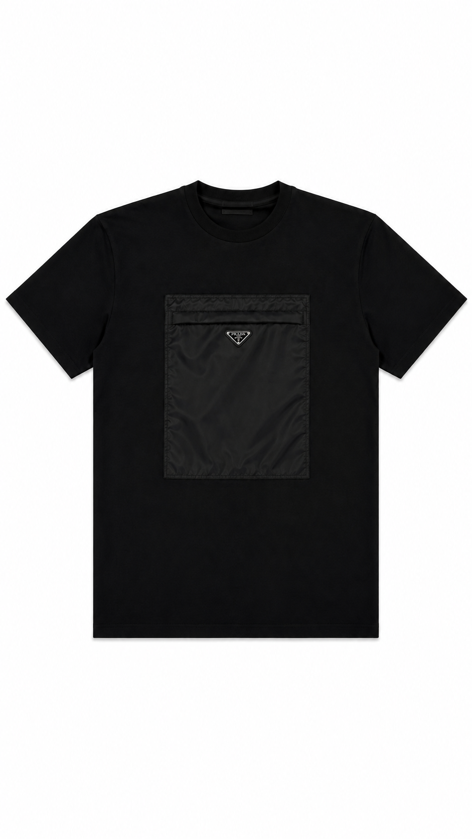 Tee-shirt Prada Poche Zippée noir taille S - vue 1/5