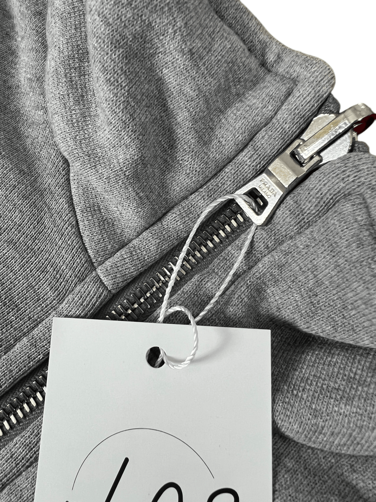 Veste Réversible Prada gris taille S, seconde main authentifiée NB08, vue de côté — vue 5
