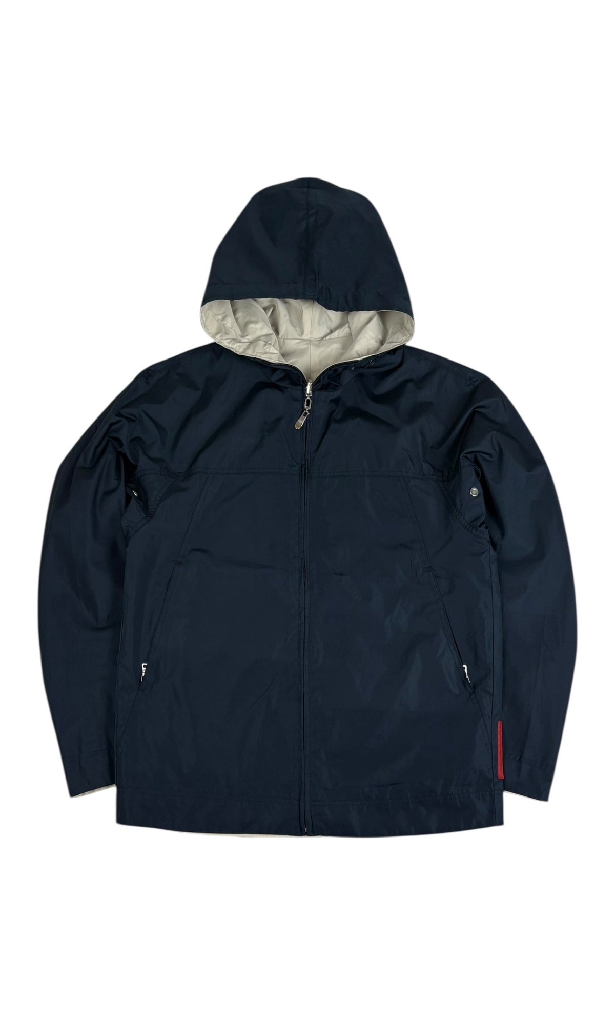 Veste Prada marine / beige taille 46 - Vue de face