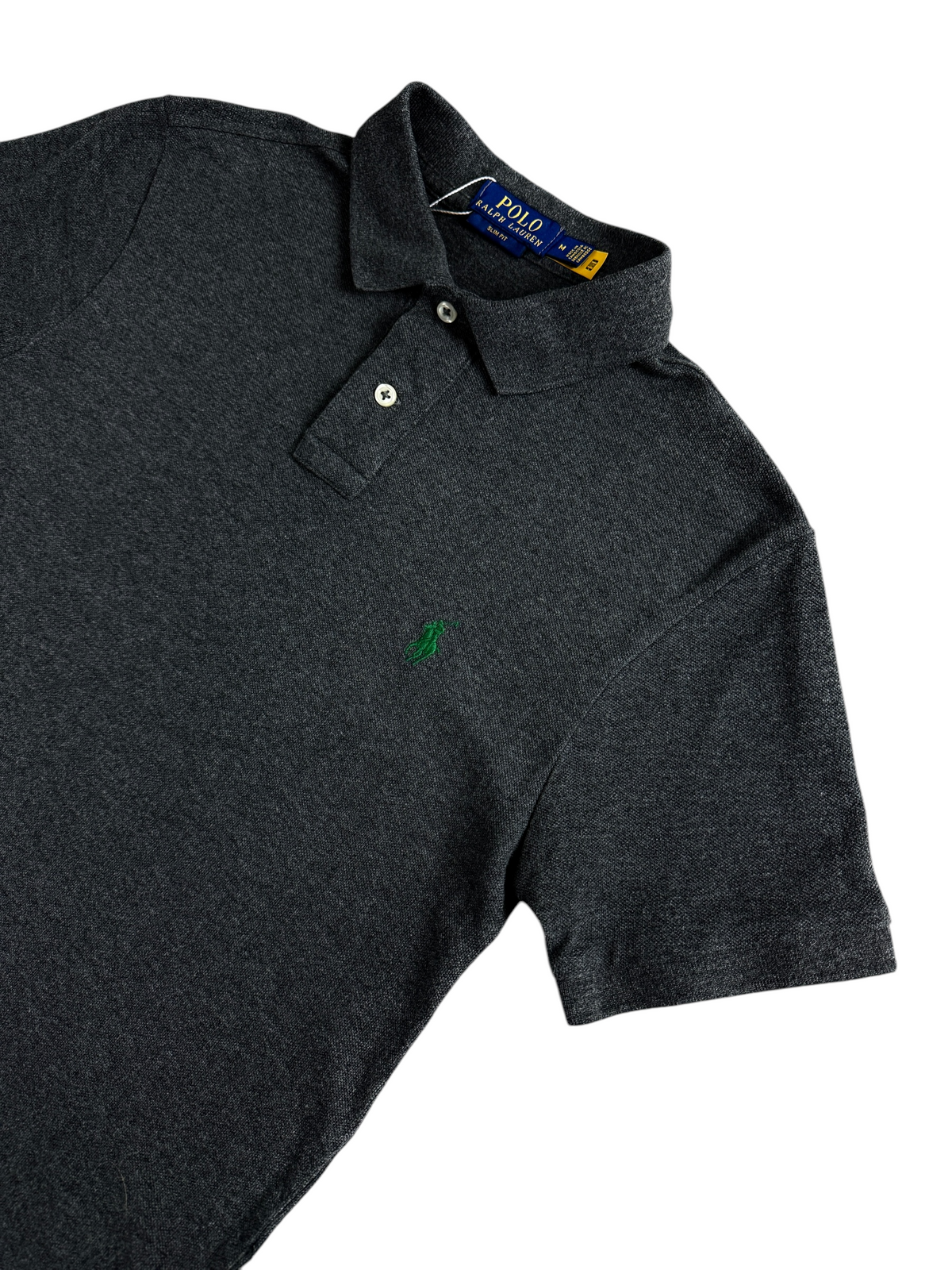 Polo Ralph Lauren gris taille M - Vue de dos