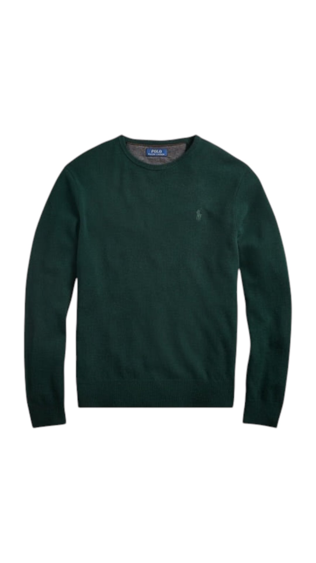 Pull Crewneck Ralph Lauren vert, seconde main authentifiée NB08 — vue 1