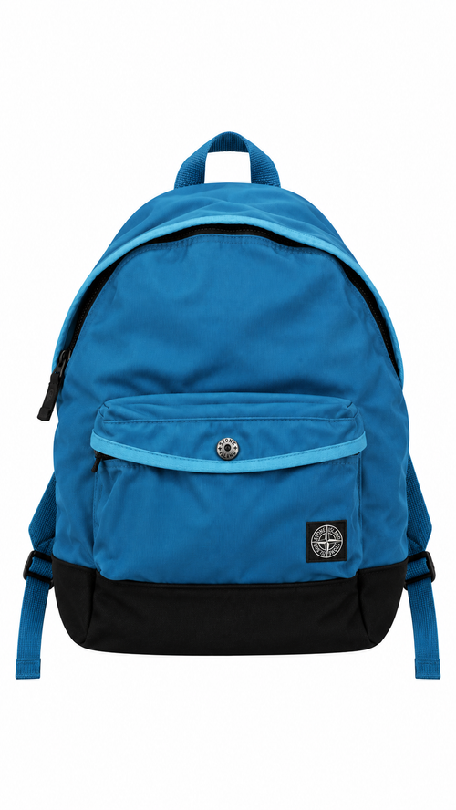 Rucksack Stone Island Nylon - Blau und Schwarz - Einheitsgröße
