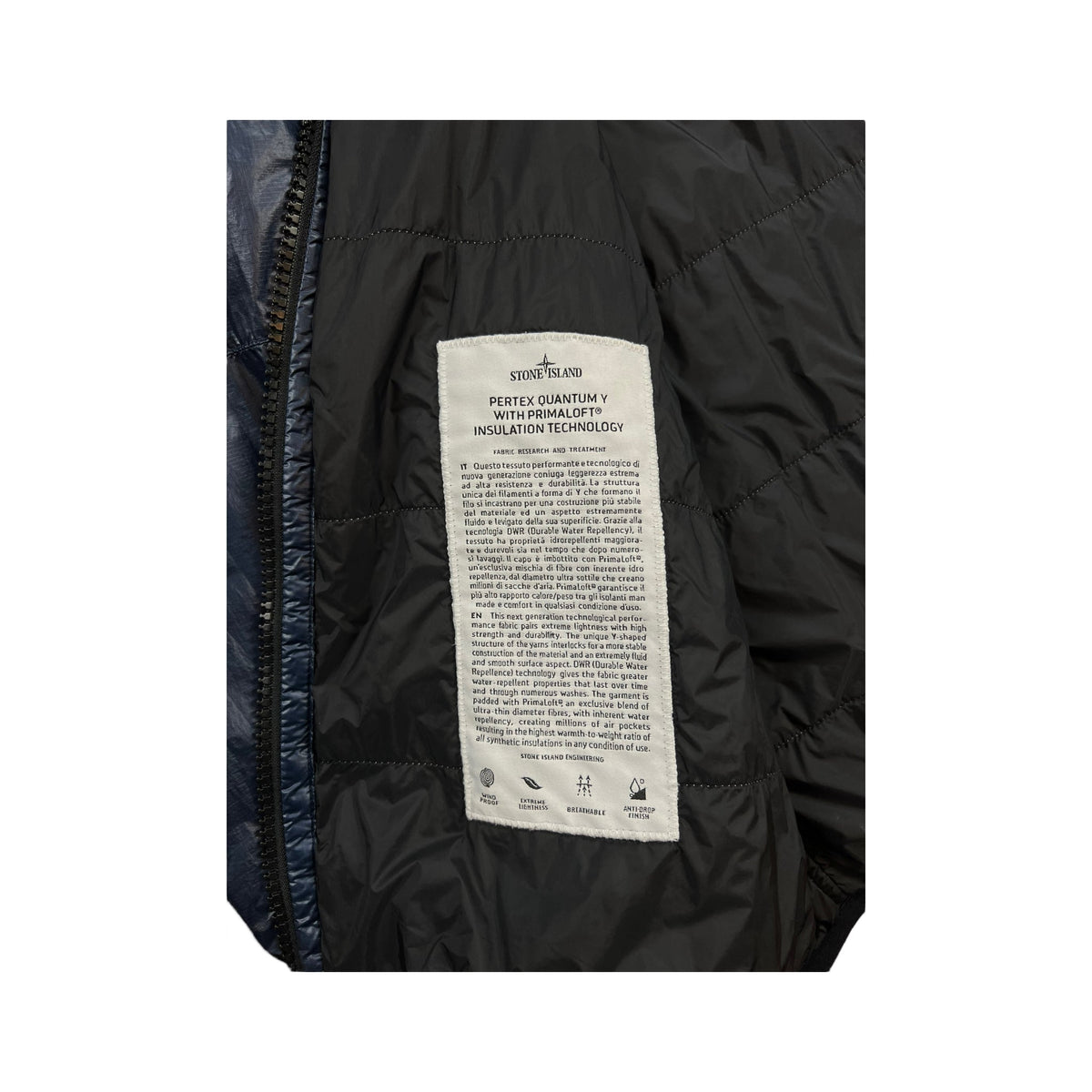 VESTE STONE ISLAND PERTEX QUANTUM - NB08