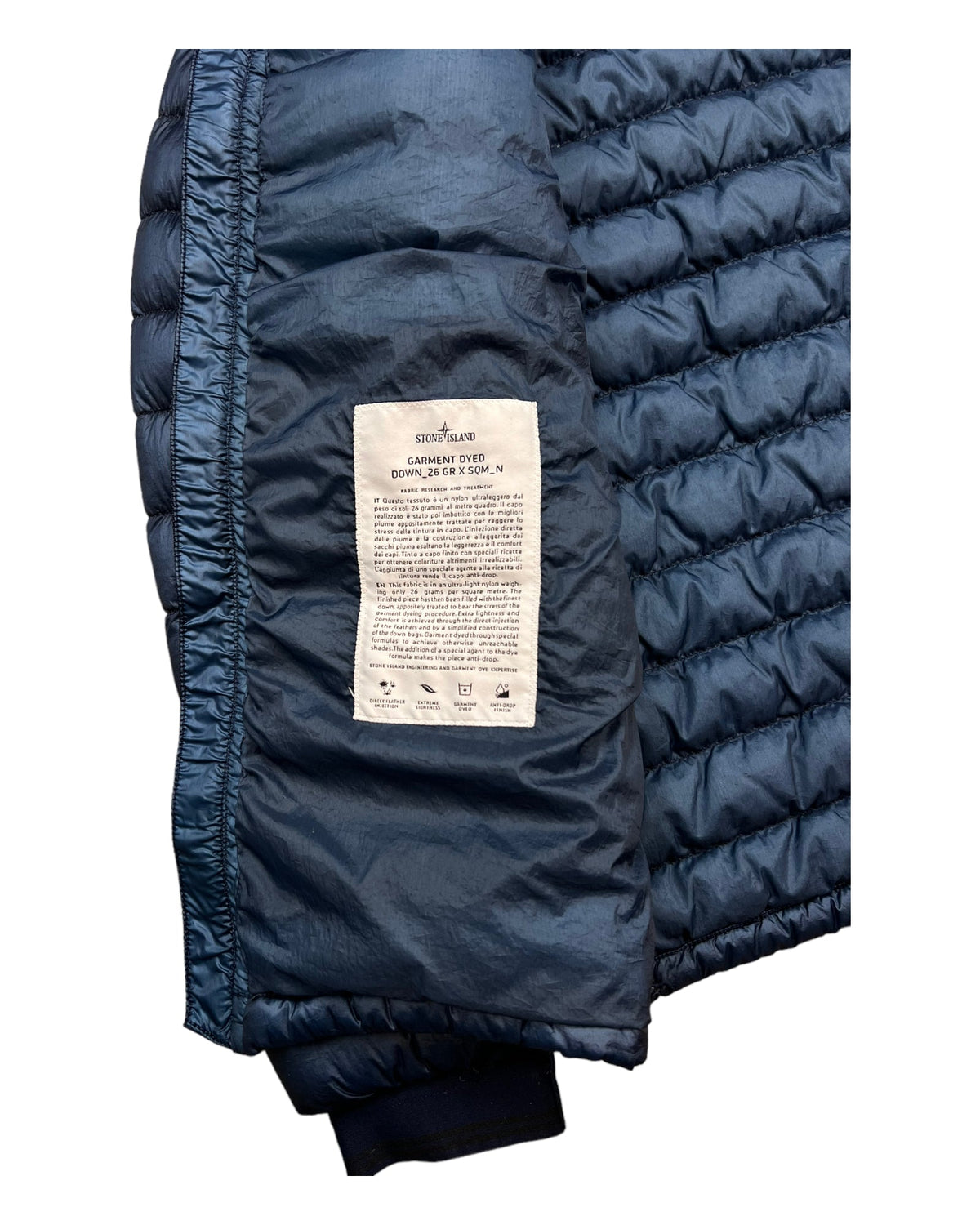 DOUDOUNE STONE ISLAND GARMENT DYED - NB08